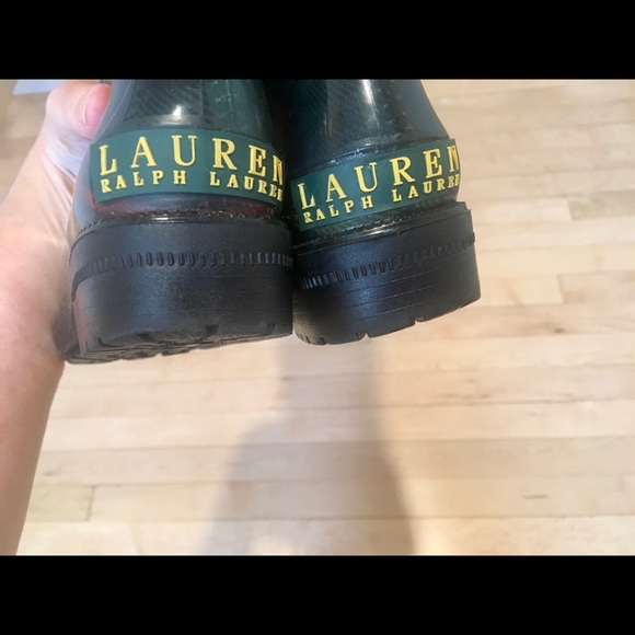 Ralph Lauren - Rossalyn ll Tartan rain boot sz 5 - Picture 15 of 15